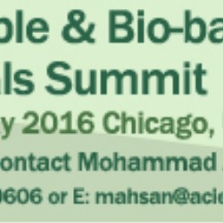 Renewable & Bio-based Chemicals Summit Chicago 2016